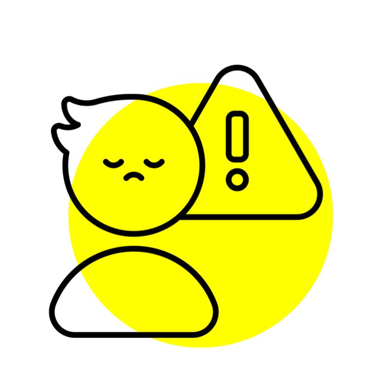 Worried icon